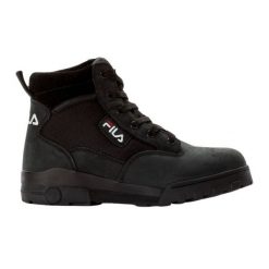 Buty Fila Grunge Ii mid FFW0217 80010 czarne. Czarne buty sportowe na co dzień damskie bez wzorów, z nubiku. Za 607.12 zł.