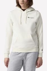Bluza damska Champion Hooded Sweatshirt kremowa. Brązowe bluzy z kapturem damskie CHAMPION, l, z bawełny. Za 203.99 zł.