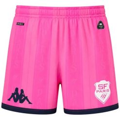 Short Domicile Stade Français 2026/27. Białe szorty męskie Kappa, m, z materiału, na fitness i siłownię. Za 259.50 zł.