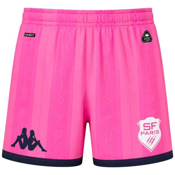 Short Domicile Stade Français 2026/27. Białe szorty męskie Kappa, m, z materiału, na fitness i siłownię. Za 262.00 zł.