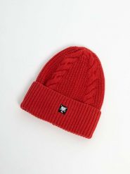 Blutsgeschwister Czapka w kolorze czerwonym rozmiar: onesize. Czerwone czapki zimowe damskie Blutsgeschwister. Za 81.95 zł.