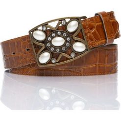 DAMSKI PASEK VANZETTI PASEK SKÓRZANY SOPO-VAN902 645 40mm Ledergürtel Q. 6186(6250). Brązowe paski damskie Vanzetti, bez wzorów, klasyczne. Za 89.99 zł.