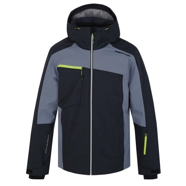 Męska kurtka narciarska Hannah Kelton 10.000 mm. Czarne kurtki męskie Hannah, m, bez wzorów, bez kaptura, narciarskie. W wyprzedaży za 695.00 zł.