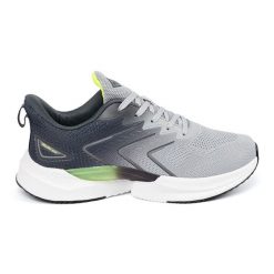 Vico Szare buty sportowe z zielonym elementem. Szare buty sportowe na co dzień damskie bez wzorów, z tkaniny, na fitness i siłownię. Za 151.58 zł.