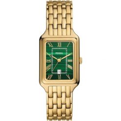 Fossil Kobietyzegarek Fossil Raquel Gold złoto - stal nierdzewna Zegarki damskie 1 ct Damski. Żółte zegarki damskie Fossil, szklane. Za 1,323.99 zł.