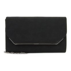 Tamaris Kopertówka TAS Amalia Kopertówki 1 ct Czarny Damski. Czarne torebki wieczorowe Tamaris, bez wzorów, z materiału, eleganckie, bez kołnierzyka, bez ramiączek. Za 119.99 zł.