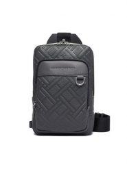 Tommy Hilfiger Saszetka Th Flag Slingpack AM0AM14430 Szary. Szare saszetki męskie Tommy Hilfiger, ze skóry. Za 489.99 zł.