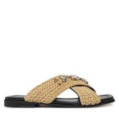 DeeZee Szpilki BK-8328 Czarny. Czarne szpilki DeeZee, bez wzorów, z materiału, bez obcasa. Za 129.99 zł.