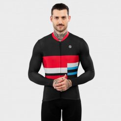 Męska koszulka rowerowa z krótkim rękawem Kolarstwo Siroko M2 Riemst. Czarne t-shirty sportowe męskie SIROKO, l, bez ramiączek, rowerowe. Za 381.00 zł.
