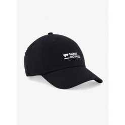 Czapka z daszkiem Mons Royale Original Cap - black/white. Czarne czapki męskie Mons Royale, bez wzorów. Za 114.99 zł.