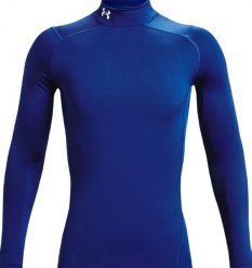 Kurtka kompresyjna Under Armour ColdGear Niebieska Męska. Białe kurtki męskie Under Armour, na zimę, m, bez wzorów, z elastanu, bez kaptura. Za 255.60 zł.