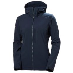 Kurtka damska z kapturem Helly Hansen paramount softshel. Niebieskie kurtki damskie Helly Hansen, l, bez wzorów, z kapturem. Za 421.92 zł.