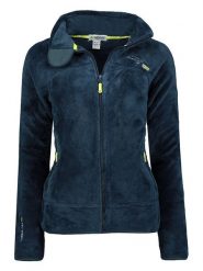 Geographical Norway Kurtka polarowa "Upaline" w kolorze granatowym rozmiar: XXL. Niebieskie kurtki damskie Geographical Norway, xxl, bez wzorów, z polaru, bez kaptura. Za 96.60 zł.