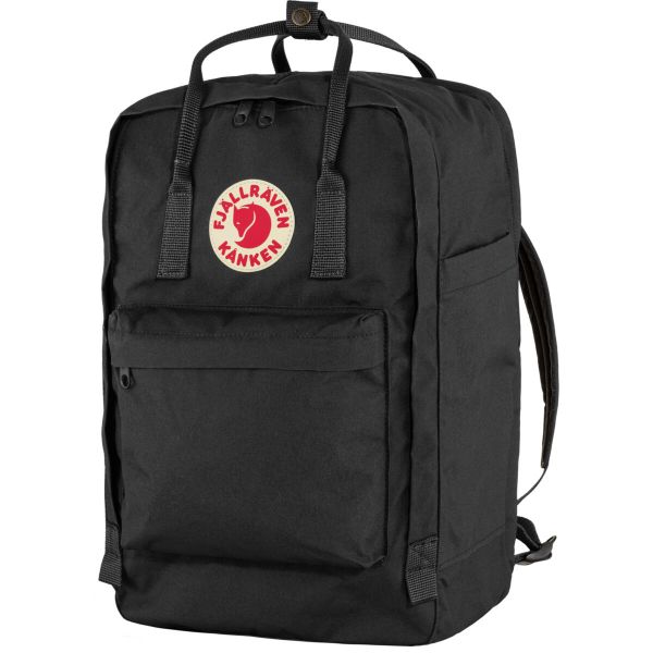 Plecak Kanken Laptop 17. Czarne plecaki damskie Fjällräven, bez wzorów. Za 571.99 zł.