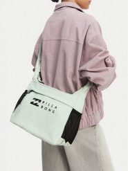 Billabong Torebka WBEOHP-BLB-M-003-10 Zielony jasny. Zielone listonoszki damskie Billabong, bez wzorów, z materiału, bez dodatków. Za 79.99 zł.