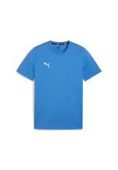 Koszulka Puma teamGOAL Casuals. Niebieskie t-shirty sportowe męskie Puma, na lato, l, z bawełny, bez ramiączek, do piłki nożnej. Za 75.00 zł.