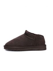 Gooce Skórzane botki zimowe "Jack" w kolorze ciemnobrązowym rozmiar: 45. Brązowe buty zimowe męskie Gooce, na zimę, ze skóry, bez zapięcia. Za 246.45 zł.