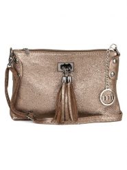 Mia Tomazzi Skórzana torebka "Navigli" w kolorze złotym - 22 x 15 x 4 cm rozmiar: onesize. Żółte torebki klasyczne damskie Mia Tomazzi, bez wzorów, z materiału, bez dodatków. Za 161.34 zł.