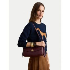 Torebka LAUREN RALPH LAUREN. Czerwone torebki klasyczne damskie Lauren Ralph Lauren, bez wzorów, bez dodatków. Za 1,799.00 zł.