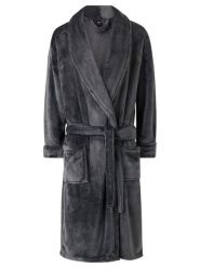 Ellos Home Szlafrok "Philip" w kolorze granatowym rozmiar: XL. Niebieskie szlafroki męskie Ellos Home, xl, bez wzorów. Za 165.99 zł.