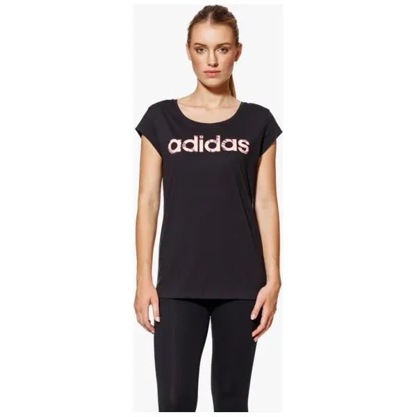 Adidas Koszulka Ss W Com T , czarny, rozmiar XS. Czarne t-shirty damskie Adidas, s, bez wzorów, z bawełny, bez kołnierzyka. W wyprzedaży za 79.99 zł.