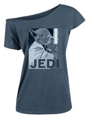 Nastrovje Potsdam Koszulka "Star Wars Jedi" w kolorze niebieskim rozmiar: XL. Niebieskie t-shirty damskie Nastrovje Potsdam, xl, bez wzorów, bez kołnierzyka. Za 58.95 zł.