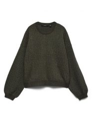 Vero Moda Sweter w kolorze khaki rozmiar: L. Brązowe swetry klasyczne damskie Vero Moda, l, bez kołnierzyka. Za 119.95 zł.
