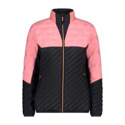 Damska kurtka puchowa CMP Unlimitech. Czarne kurtki damskie CMP, bez wzorów, z puchu, bez kaptura. Za 633.00 zł.