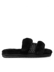 EMU Australia Kapcie Ivy W12984 Czarny. Czarne kapcie damskie Emu Australia, ze skóry. Za 399.99 zł.
