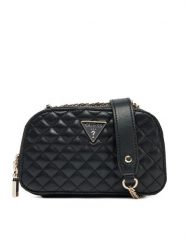 Guess Torebka HWEQG9 54174 Czarny. Czarne torebki klasyczne damskie Guess, z aplikacjami, ze skóry, wizytowe, bez kołnierzyka, bez ramiączek. Za 259.99 zł.