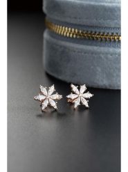 Heliophilia Pozłacane kolczyki-wkrętki z cyrkoniami rozmiar: onesize. Czerwone kolczyki damskie Heliophilia, z cyrkonią, pozłacane. Za 122.09 zł.