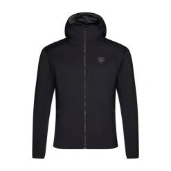 Kurtka narciarska męska Rossignol Opside Hoodie Warm. Czarne kurtki męskie Rossignol, l, bez wzorów, bez kaptura, narciarskie. Za 839.99 zł.