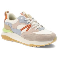 Białe Sneakersy Rieker Sportowe Obuwie Damskie. Białe buty sportowe na co dzień damskie Rieker, bez wzorów, trekkingowe. Za 429.00 zł.