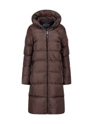 Canadian Peak Płaszcz zimowy "Aprileak" w kolorze brązowym rozmiar: XL. Brązowe płaszcze damskie Canadian Peak, na zimę, xl, bez wzorów, z puchu. Za 279.11 zł.