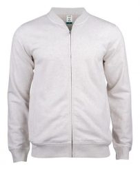 Clique Sweter Premium OC na zamek z bio bawełny w mieszance. Szare kardigany męskie CLIQUE, l, bez wzorów, z bawełny, eleganckie, bez kołnierzyka. Za 279.65 zł.