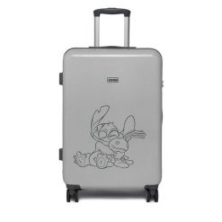 Walizka średnia Disney Classics. Szare walizki Disney Classics, bez wzorów, średnie. Za 259.99 zł.