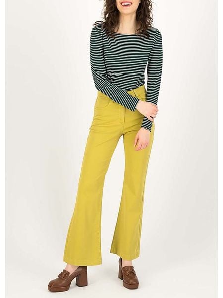 Blutsgeschwister Dżinsy - Comfort fit - w kolorze żółtym rozmiar: W33. Żółte jeansy damskie Blutsgeschwister, z podwyższonym stanem. Za 113.63 zł.