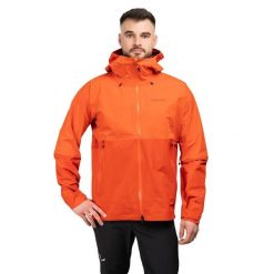 Kurtka trekkingowa męska Seeker GTX. Niebieskie kurtki męskie Marmot, m, bez wzorów, z hardshellu, sportowe, bez kaptura. Za 1,479.99 zł.