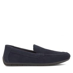 Mokasyny Rieker. Niebieskie mokasyny męskie Rieker. Za 349.99 zł.