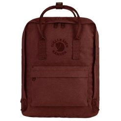 Plecak sportowo-miejski Re-Kanken 16l. Żółte plecaki damskie Fjällräven, bez wzorów, z materiału, sportowe. Za 452.75 zł.