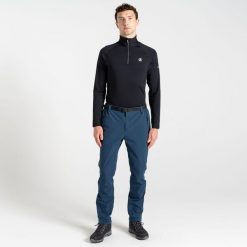 Męskie spodnie trekkingowe Tuned In Pro. Czarne spodnie sportowe męskie Dare 2b, z poliesteru. W wyprzedaży za 249.99 zł.