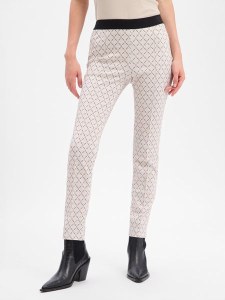 Marc Cain Spodnie Kobiety beżowy|niebieski, 36. Brązowe spodnie materiałowe damskie Marc Cain, bez wzorów, eleganckie. Za 999.95 zł.