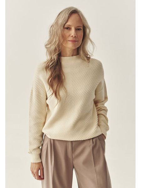 TATUUM Sweter w kolorze beżowym rozmiar: XL. Brązowe golfy damskie Tatuum, xl, bez wzorów, bez ramiączek. Za 144.95 zł.