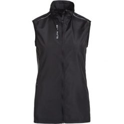 Damska kurtka wodoodporna bez rękawów Elite Lab Shell X1. Czarne kurtki damskie ELITE LAB, bez wzorów, bez kaptura. W wyprzedaży za 240.00 zł.