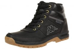 Buty męskie sportowe KAPPA BRIGHT MID LIGHT 242075 1111. Czarne buty trekkingowe męskie Kappa, na zimę, z materiału, przed kolano, bez zapięcia, trekkingowe. Za 257.80 zł.