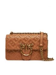 PINKO Torebka Love One Mini Dc PE 25 PLTT 100074 A1YB Brązowy. Brązowe torebki klasyczne damskie Pinko, bez wzorów, ze skóry, wizytowe, bez kołnierzyka, bez ramiączek. Za 1,179.00 zł.