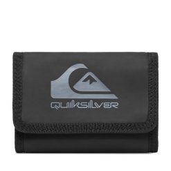 Portfel Quiksilver. Czarne portfele męskie Quiksilver, bez wzorów. Za 49.99 zł.