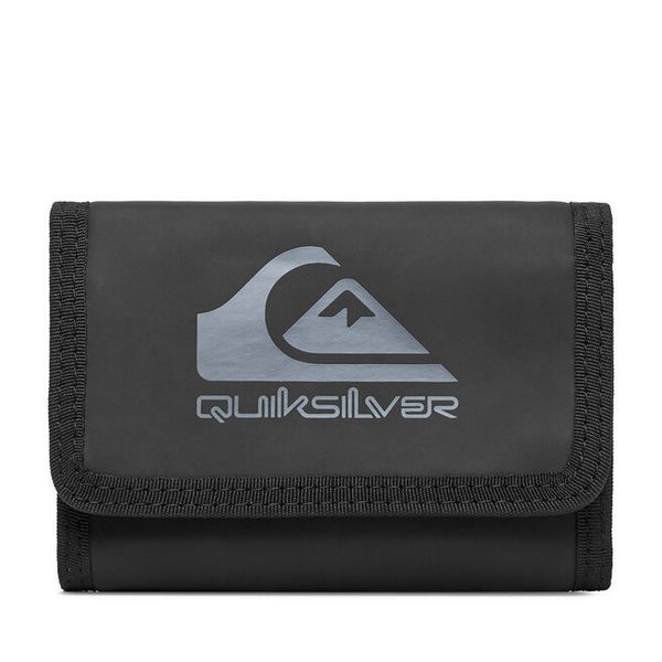 Portfel Quiksilver. Czarne portfele męskie Quiksilver, bez wzorów. Za 49.99 zł.