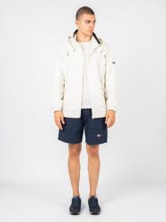 Tommy Jeans Szorty | DM0DM13222 | Mężczyzna | Biały, Czerwony, Granatowy. Białe szorty męskie Tommy Hilfiger, z bawełny, bez kołnierzyka. W wyprzedaży za 229.00 zł.