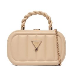 Torebka Guess. Brązowe torebki klasyczne damskie Guess, z aplikacjami, bez dodatków. Za 299.99 zł.